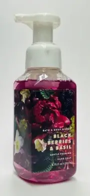 1 Bath & Body Works BLACK BERRIES BASIL Gentle Foaming Hand Soap Wash