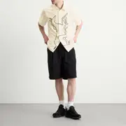 By Parra Vertical Horse Short Sleeve Shirt