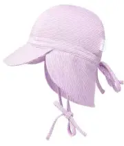 Toshi Flap Cap sunhat lavender in purple