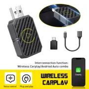 Auto Car Play Wireless Adapter CarPlay Wireless Adapter for iPhone iOS Android (for: Audi)