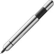 LAMY pico chrome ballpoint pen - Innovative pocket pen - with one click in full size - metal barrel & line width M - incl. compact refill LAMY M 22 in black