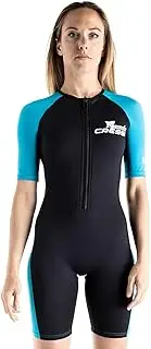 CRESSI Tiburon Lady Shorty Wetsuit 2 mm - Shorty Wetsuit for Women Made of 1.5/2 mm Ultra Stretch Neoprene and Elastane