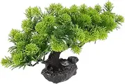 ABOOFAN Sashimi Decoration Fake Pine Tree Decoration Sushi Plate Supplies Sushi Plate Plant Sushi Plate Ornament Faux Plants Indoor Cold Dish Plant Decor Fake Pine Tree Statue