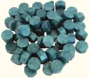 Teal Pearl Sealing Wax Beads for Cards & Invitations, approx 250 beads