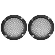 Speaker Grill Cover Protector, [for DIY] - 3"/Black/2Pcs