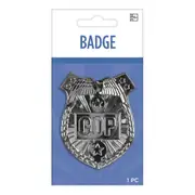 Police Cop Plastic Badge