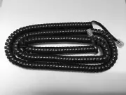 NEW 25 Foot Long Handset Cord Avaya Lucent AT&T MLS MLX 8000 Series Phone Black