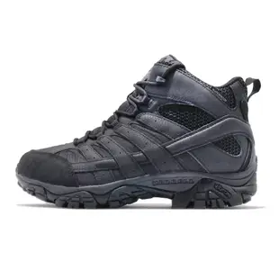 Merrell 戰術靴 Moab 2 Mid Tactical 黑色 戶外鞋 登山鞋 男鞋【ACS】 ML15853