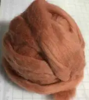 Terra Cotta - Finest Romney & Merino Wool Roving (.5 Oz)