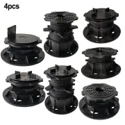 4Pcs Set of Height Adjustable Decking Support Pedestals for a Level Deck