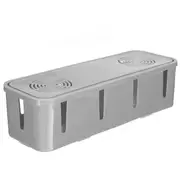 3Pcs Multi Plug Socket Anti-Dust Safe Storage Box Cable Wire Cord Organizer