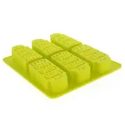 Elbee 6-Piece Silicone Leaning Tower of Pisa Tray for Making Homemade Ice, Candy