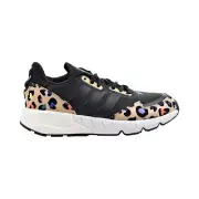 Adidas ZX 1K Boost "Leopard Print" Women's Shoes Core Black-Pale Nude H00669