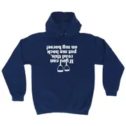 Animal Horse If You Can Read This Put Me Back On My - Funny Novelty Hoodies Hoodie