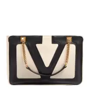 Valentino Viva Superstar Small Top Handle Bag One size butter white/black