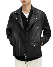 Allsaints Warner Leather Biker Jacket