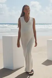 Poppy Linen Dress (Oatmeal)