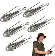 Lead Weights for Fishing, Casting Weights for Fishing, High Density Long Tail Lead Weights, Outdoor Supplies, Friendly Fish Clad for Freshwater and Saltwater
