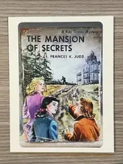 A Kay Tracey Mystery - A Mansion of Secrets Book Cover 3D Photo Greeting Card