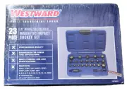 Westward 23pc 1/2 Magnetic impact socket set SAE/Metric