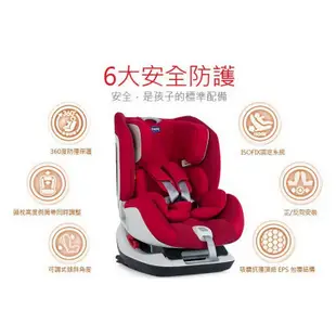 【chicco】Seat up 012 Isofix 0-7歲安全汽座 下單贈Lite Way4輕便推車｜卡多摩