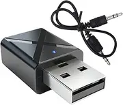 WiFi Dongle - Wireless Network Adapter | High Speed USB WiFi Adapter | Wireless Network Dongle | 5.0 Desktop Wireless |Two-in-onee Transmitter for Pc Laptop TV Remote Work Streaming