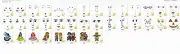 36 Doll Faces Machine Embroidery Designs - CD/USB/Floppy/PES Card - 11 Formats