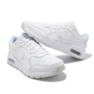 【NIKE 耐吉】休閒鞋 Wmns Air Max SC 女鞋 白 全白 氣墊 復古 百搭 小白鞋(CW4554-101)