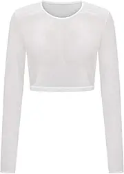 [MedeShe] Women Long Sleeve Open Front Cardigan Cropped Bolero Shrug