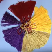 20pcs Fringe Tassel Sewing Finishes Decor Hanging bookmark Craft Trim 4 colors