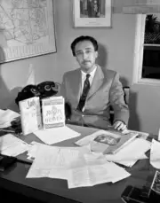 Romain Gary French novelist a guest on Cavalcade of Books a KN- 1959 Old Photo