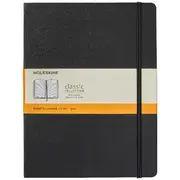 Moleskine Classic Hardcover XL 192pg Notebook Ruled Black