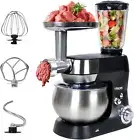 6-In-1 Multifunctional Stand Mixer, 5.3Qt 660W, 6-Speed Tilt-Head, Electric Kitc