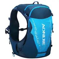 在飛比找PChome24h購物優惠-AONIJIE 單車運動跑步越野水袋背包 10L 動力藍