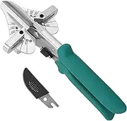 O'Shine Long Handle Miter Shears, Quarter Round Cutting Tool For Molding Wood, 45~135 Multi Angle Shoe Molding Cutters, Trim Cutter Hand Tool For Angular Cutting Moldings Crafting, w/ 1pc Extra Blade