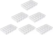 Mipcase 6Pcs Plant Germination Tray Racks Durable Nursery Growing Cups for Seedlings Vegetables and Succulents for Use