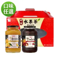 在飛比找momo購物網優惠-【韓味不二】花泉蜂蜜傳統茶禮盒1kgx2入 含運價(柚子茶/