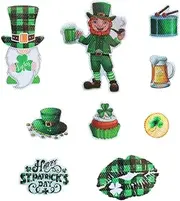 iplusmile Green Gnome Car Magnet Sticker Festival Decor Patrick's Day Auto Magnet Decal