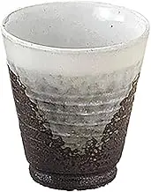 Sanpoto Banko Ware 09092 Shochu Cup, White Glazed Sink, 8.5 fl oz (240 ml), Small
