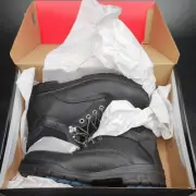 New Wolverine Durashocks SR Men's Size 11M Black Leather 6 Work Boots