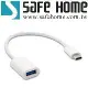 SAFEHOME OTG USB2.0 A 母 轉 TYPE C 公 OTG轉接線 16.5CM長 CO0601