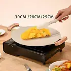 BBQ Grill Pan Barbecue Grill with Handles Practical Round BBQ Griddle Frying Pan