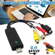 USB 2.0 VHS to DVD VCR Audio Video Converter Grabber Capture Card Adapter PC