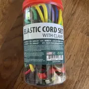 Heavy Duty Assortment Bungee Cords with Hooks 30 pcs Heavy Duty Bungie Cord Set