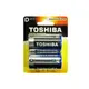 含稅【晨風社】東芝 TOSHIBA 1號 鹼性 電池 (2入)