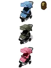 A BATHING APE Type KIDS [BAPE x AIRBUGGY] ABC CAMO STROLLER