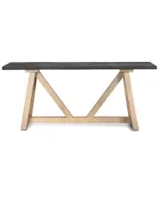 Mercana Rialto Two-Tone Angular Leg Console Table