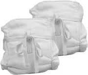 MOBUTOFU 2pcs Newborn Cloth Nappy Covers Washable Reusable Cotton Diaper Pant Diaper Pant