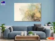 Watercolor Flow Gold Abstract Wall Canvas Home Decor Australian Made Quality