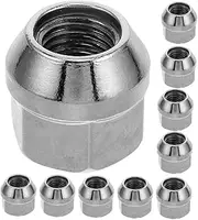 COMPUKAS 20PCS Durable Wheel Lug Nuts for Automotive Modifications Corrosion Resistant Flange Nut Replacement Standard Fit for Enhanced Stability and Safety